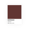 Brown Color Swatch Espresso Poster