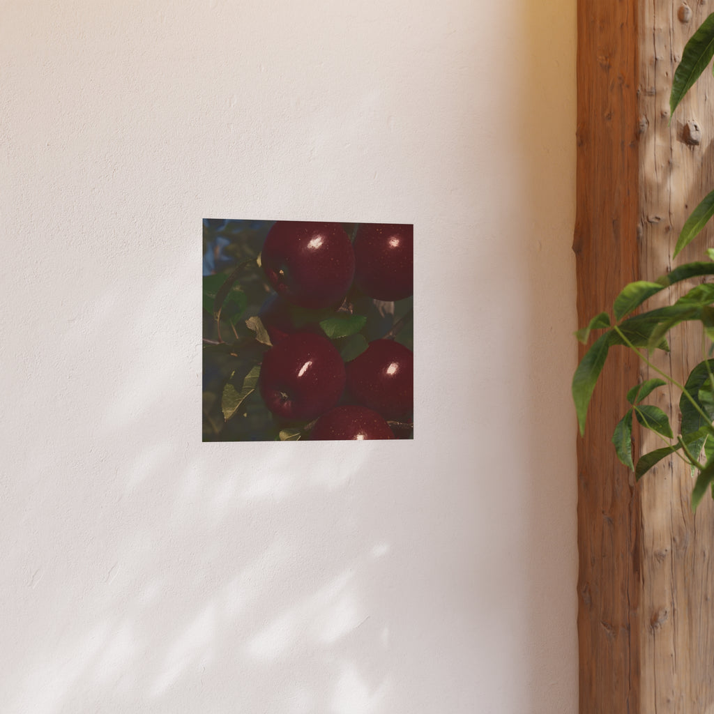 Dark Red Apple Orchard