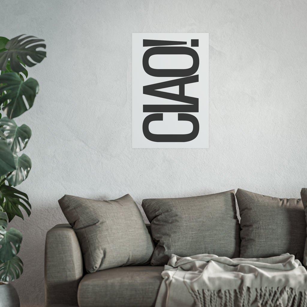 CIAO! Minimalist Typography Poster