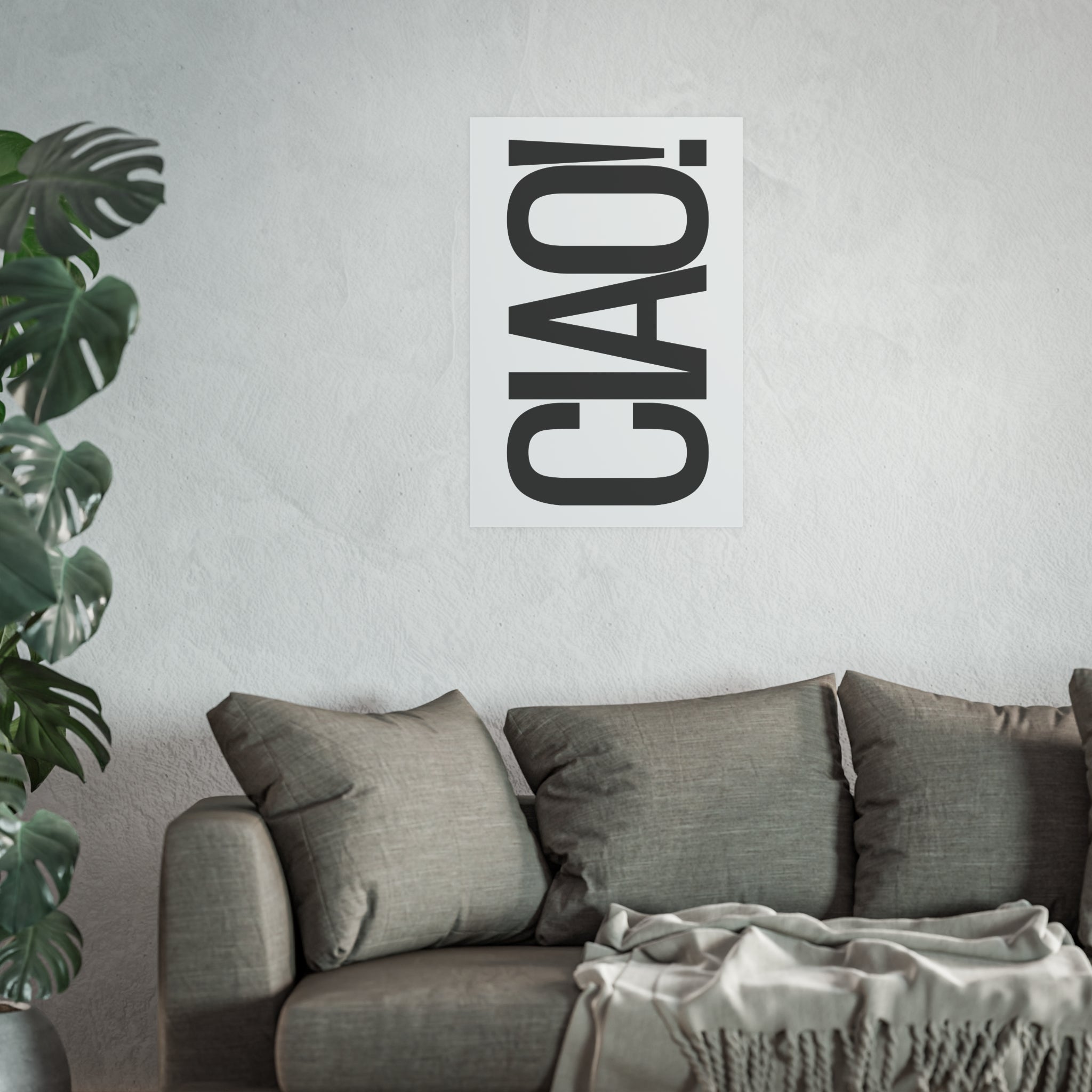 CIAO! Minimalist Typography Poster