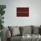 A New Era of Me Poster — Minimalist Inspirational Wall Art