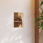 Vintage Botanical Apple Poster