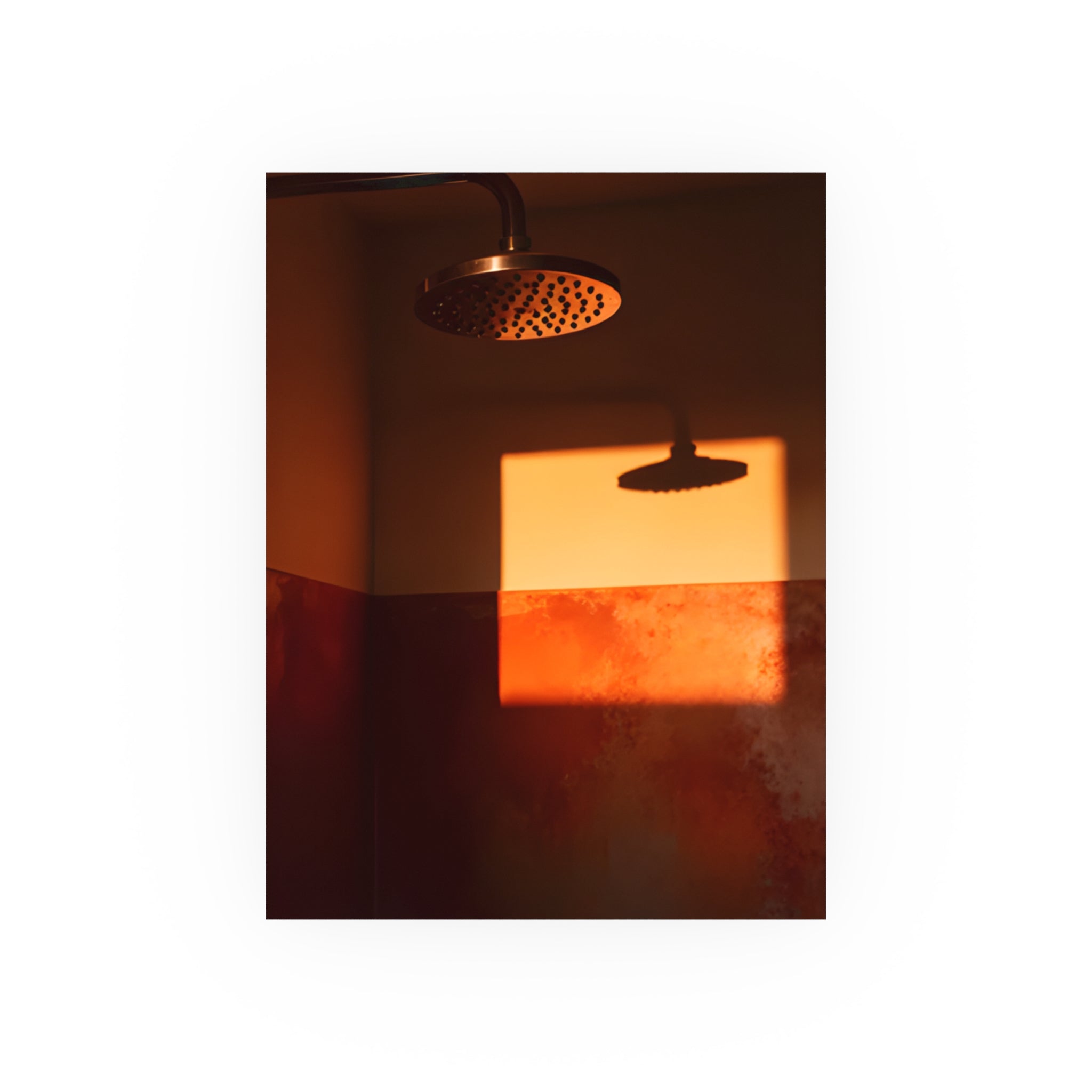Shower Light Sunset Poster
