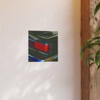 Automotive Retro Car Tail Light Poster