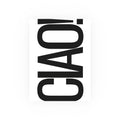 CIAO! Minimalist Typography Poster