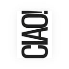 CIAO! Minimalist Typography Poster