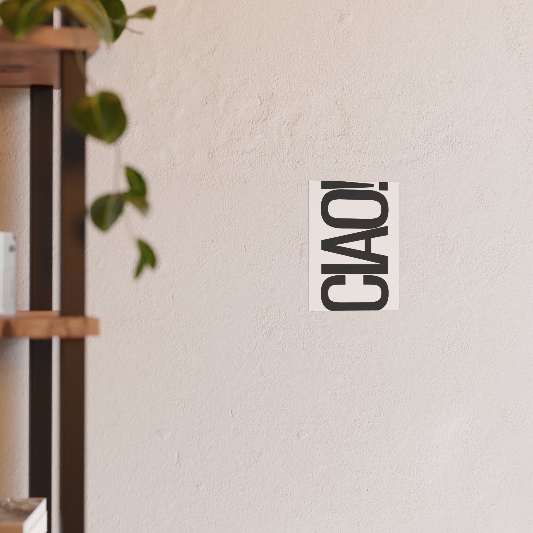 CIAO! Minimalist Typography Poster