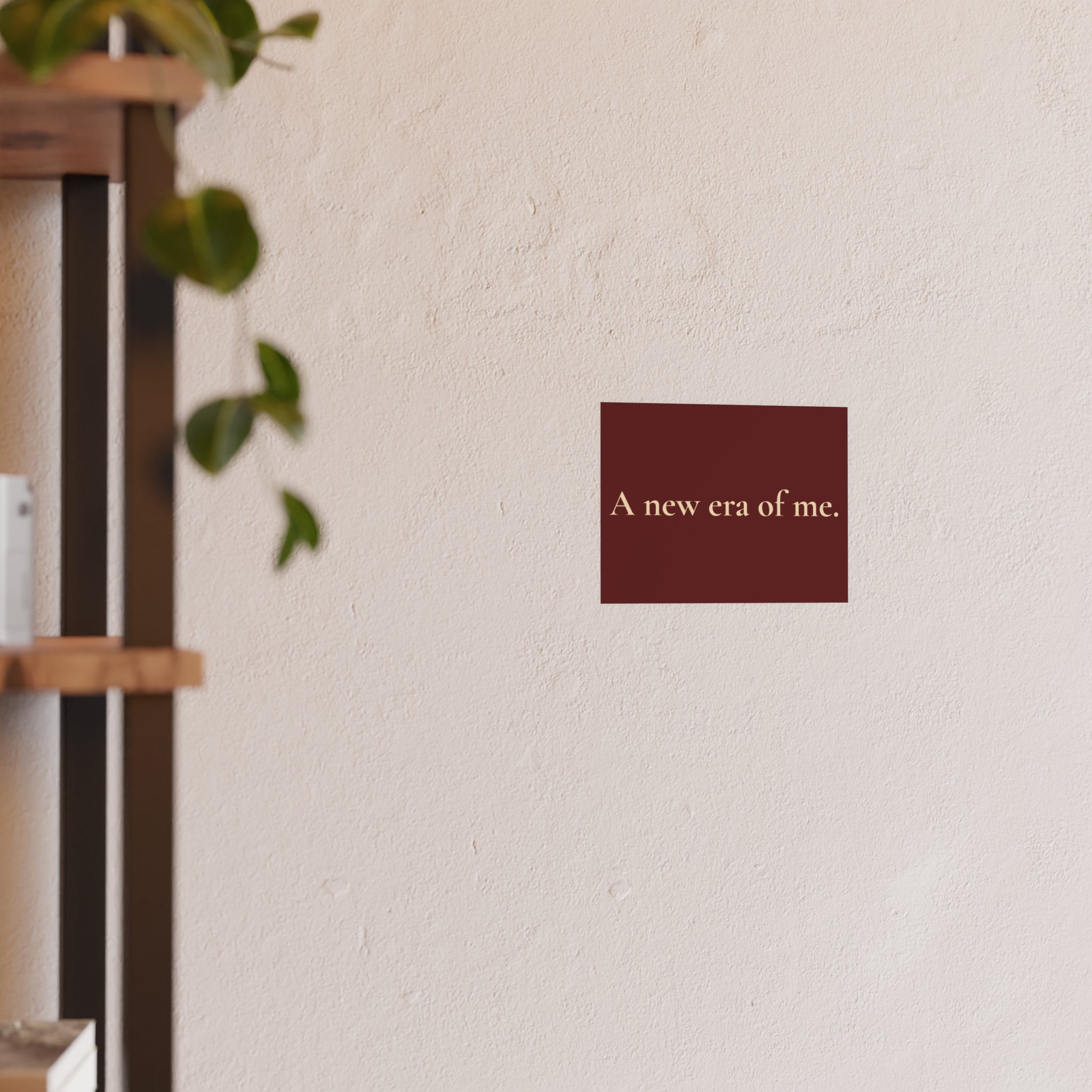 A New Era of Me Poster — Minimalist Inspirational Wall Art