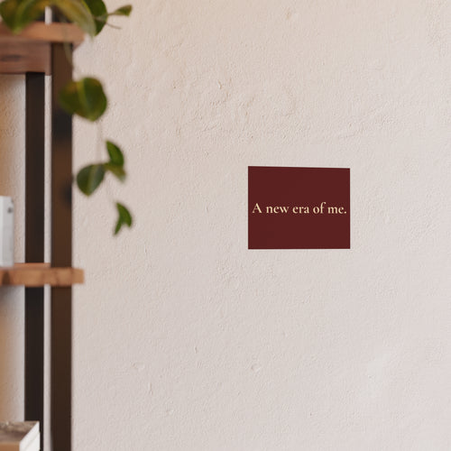A New Era of Me Poster — Minimalist Inspirational Wall Art