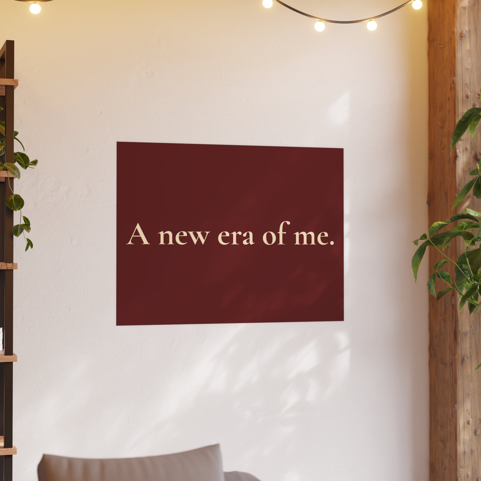 A New Era of Me Poster — Minimalist Inspirational Wall Art