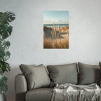Coastal Dune Grasses Poster — Beach Photography Print (Satin & Archival Matte)