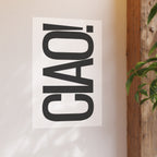 CIAO! Minimalist Typography Poster