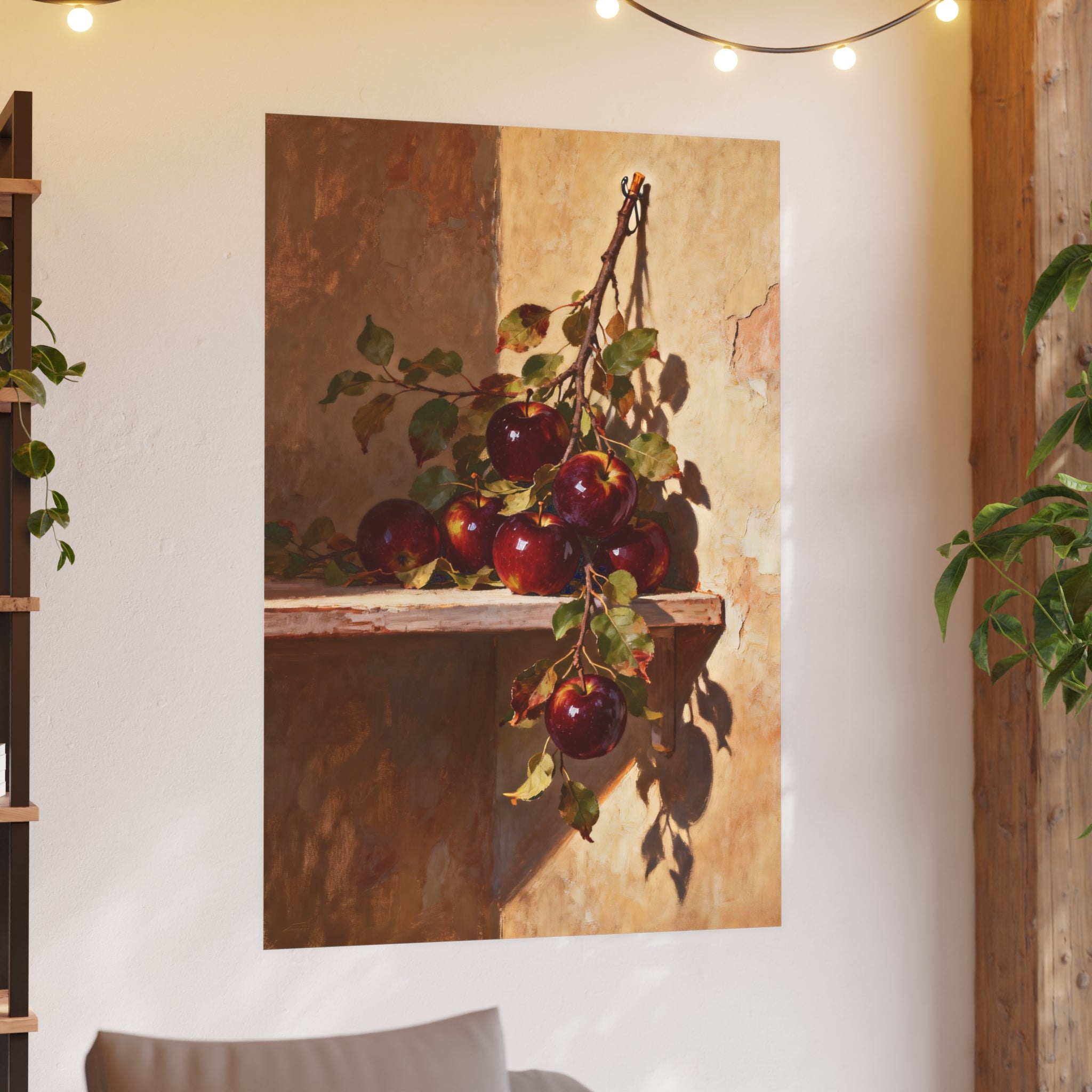 Vintage Botanical Apple Poster