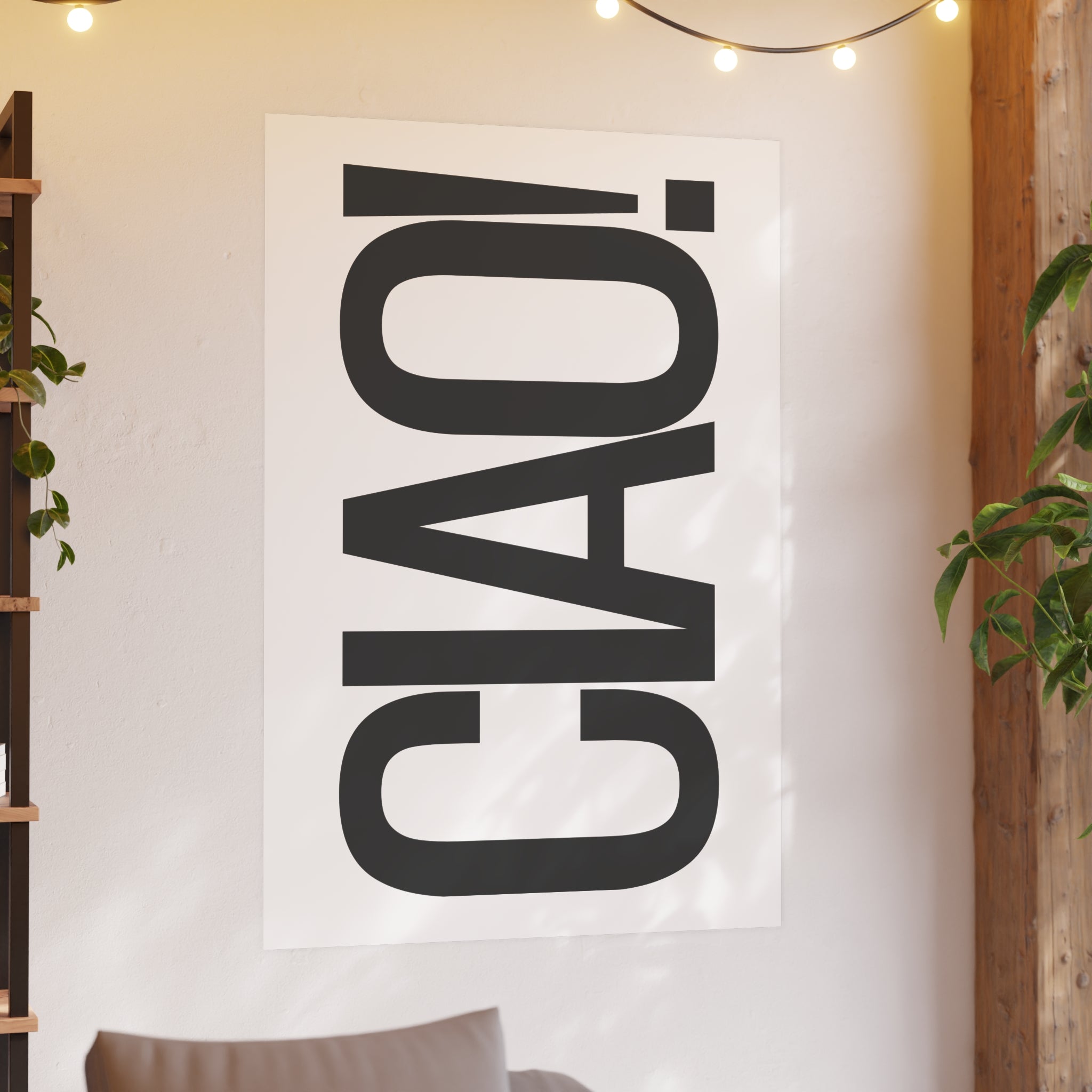CIAO! Minimalist Typography Poster