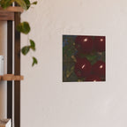 Dark Red Apple Orchard