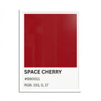 Red Color Swatch 'Space Cherry' Poster