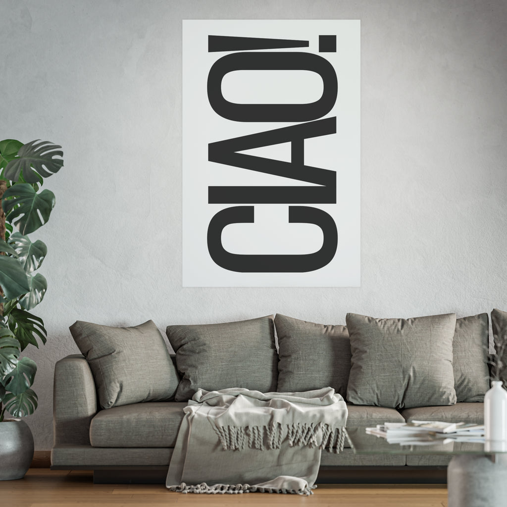 CIAO! Minimalist Typography Poster