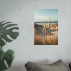Coastal Dune Grasses Poster — Beach Photography Print (Satin & Archival Matte)