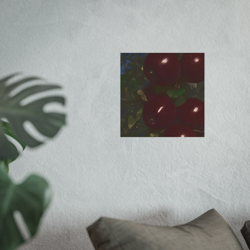 Dark Red Apple Orchard