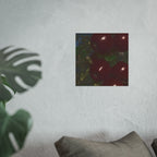 Dark Red Apple Orchard