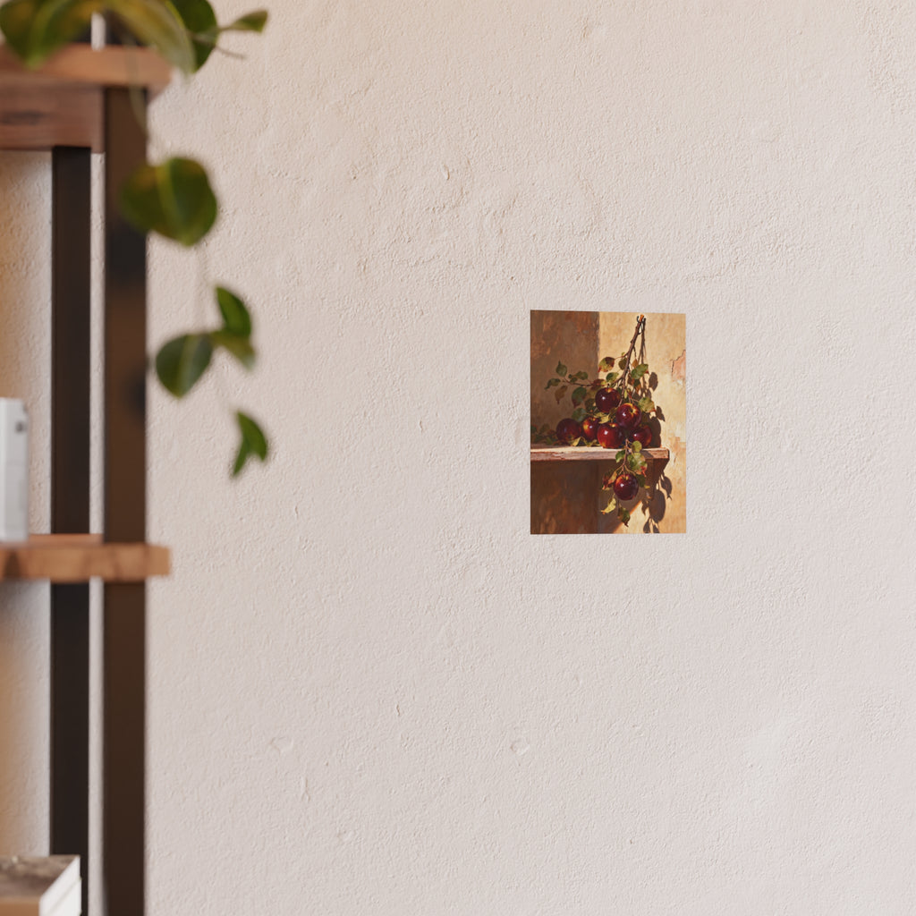 Vintage Botanical Apple Poster