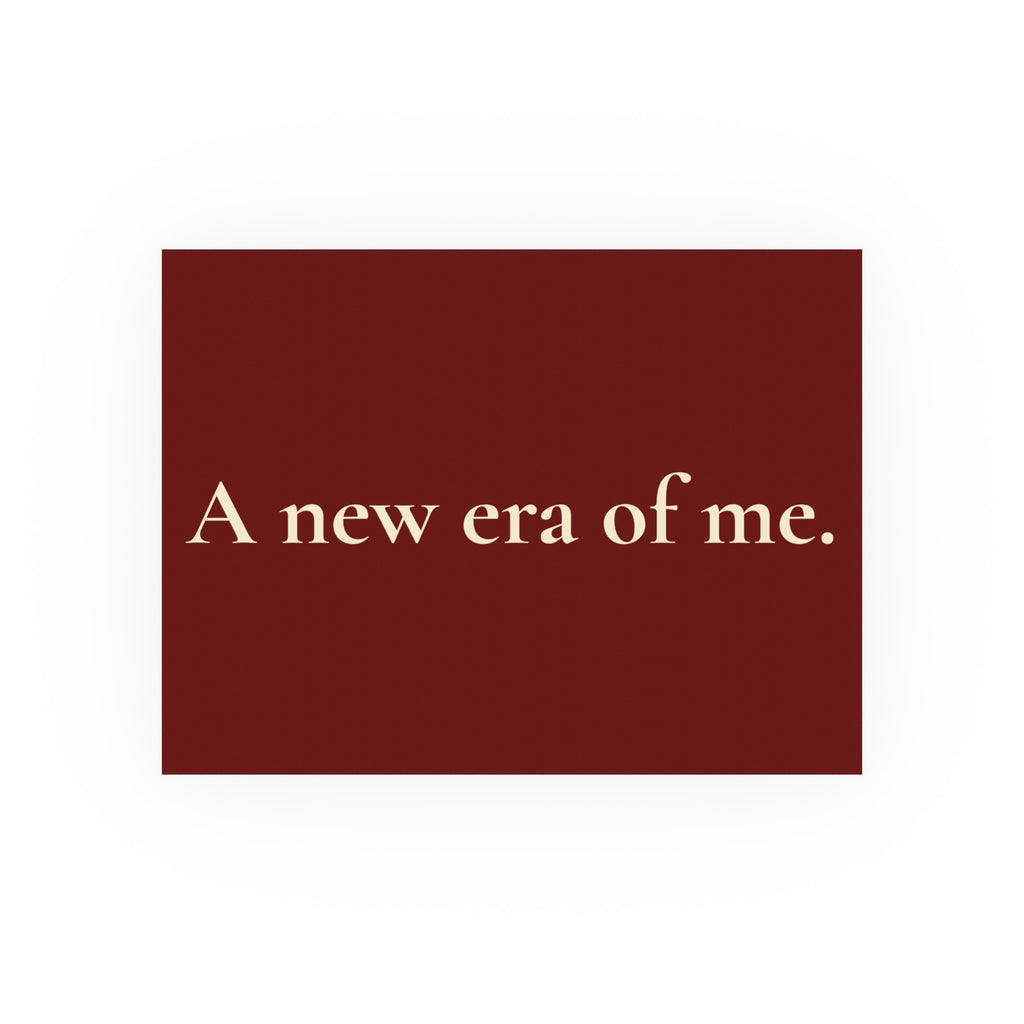 A New Era of Me Poster — Minimalist Inspirational Wall Art