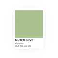 Muted Olive Color Poster