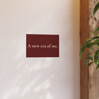 A New Era of Me Poster — Minimalist Inspirational Wall Art