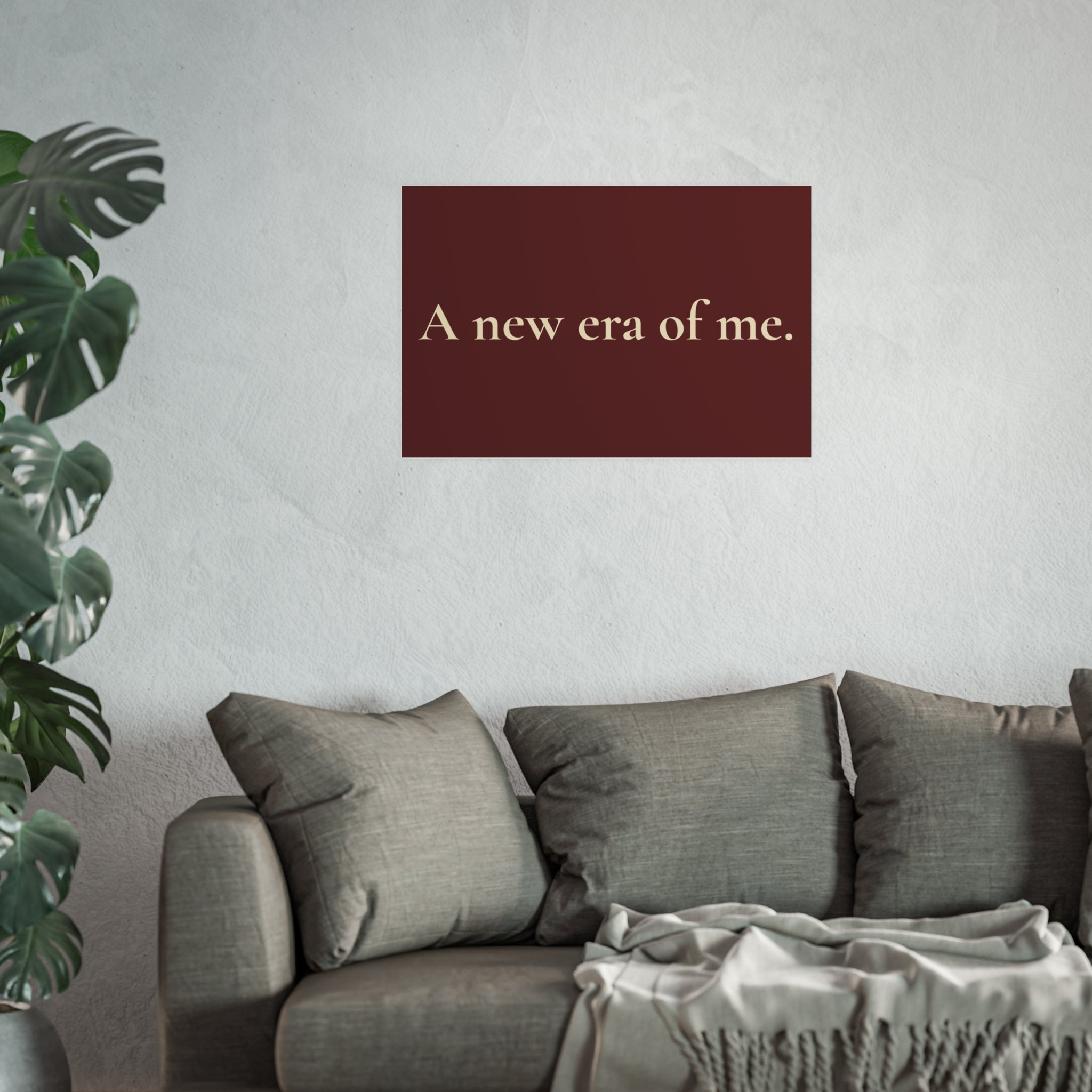 A New Era of Me Poster — Minimalist Inspirational Wall Art